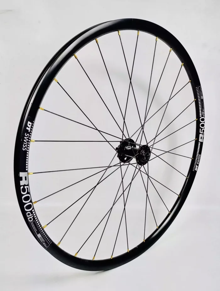 DT Swiss R 500 Novatec 791-792 Pillar Sapim Set of durable black aluminium gravel wheels for 700C bike
