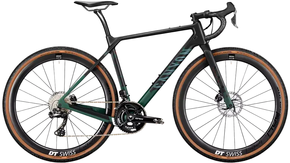 Gravel Bike Canyon Grizl CF SLX 8 Di2 2022 color Kale Smash price 22399 PLN