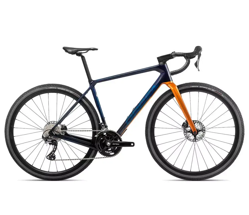 Gravel Bike Orbea TERRA M20 TEAM 2022 Blue Carbon-Leo Orange (Gloss)
